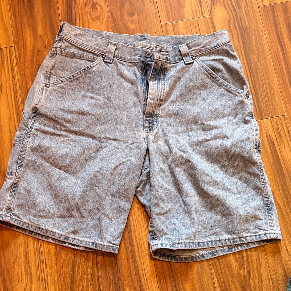 Lee Women's Washed Blue Denim Shorts